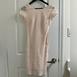 Zara Pink‎ Lace Dress XS